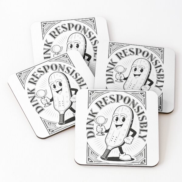 Item preview, Vintage 1930s Rubber Hose Pickleball - Dink Responsibly designed and sold by Ink & Iron Studio.