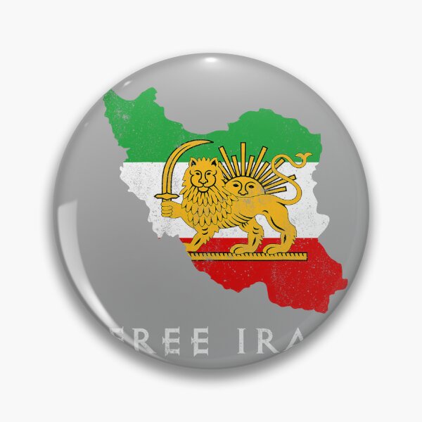 Item preview, Iran Flag Map Lion Sun Sword Free Iran support women of Iran designed and sold by KathieFaugh.