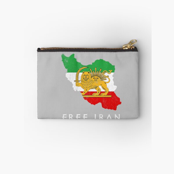 Item preview, Iran Flag Map Lion Sun Sword Free Iran support women of Iran designed and sold by KathieFaugh.