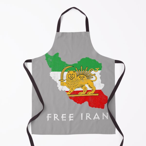 Item preview, Iran Flag Map Lion Sun Sword Free Iran support women of Iran designed and sold by KathieFaugh.