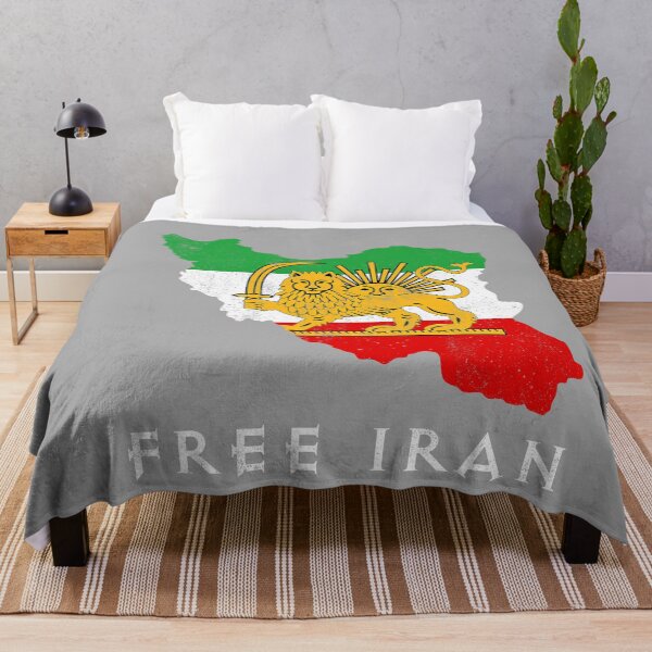 Item preview, Iran Flag Map Lion Sun Sword Free Iran support women of Iran designed and sold by KathieFaugh.