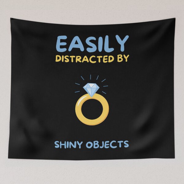 Item preview, Easily Distracted Shiny Objects Diamond Ring designed and sold by fdxjkrsf44.