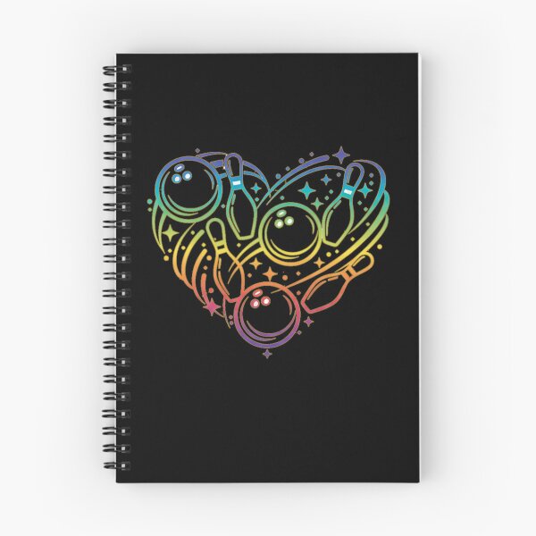 Item preview, Bowled Over With Love – Neon Bowling Heart designed and sold by Artishal.