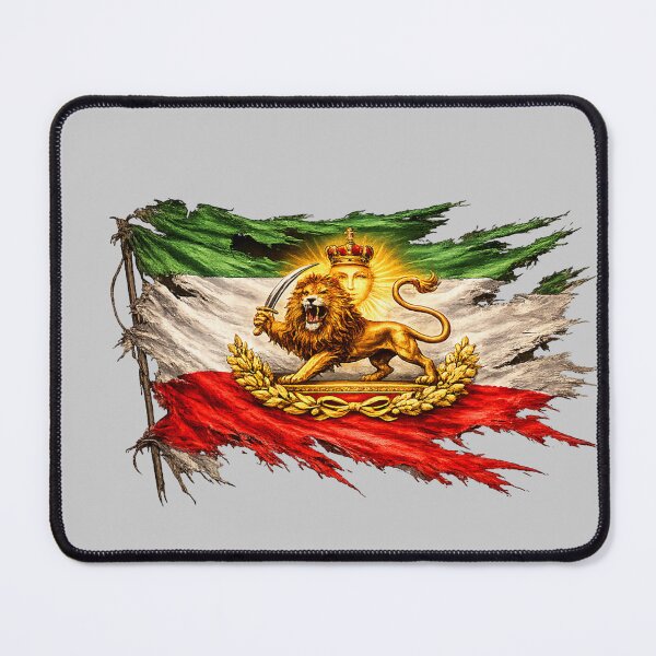 Item preview, Iran Flag Map Lion Sun Sword Free Iran support women of Iran designed and sold by KathieFaugh.