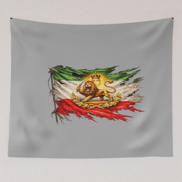 Item preview, Iran Flag Map Lion Sun Sword Free Iran support women of Iran designed and sold by KathieFaugh.