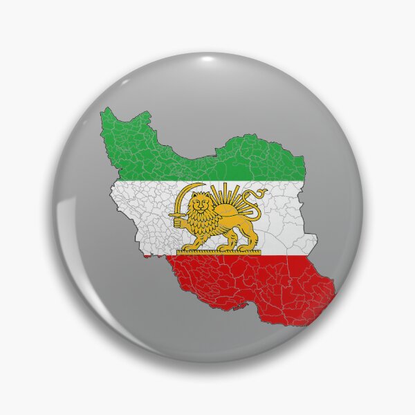 Item preview, Iran Flag Map Lion Sun Sword Free Iran support women of Iran designed and sold by KathieFaugh.