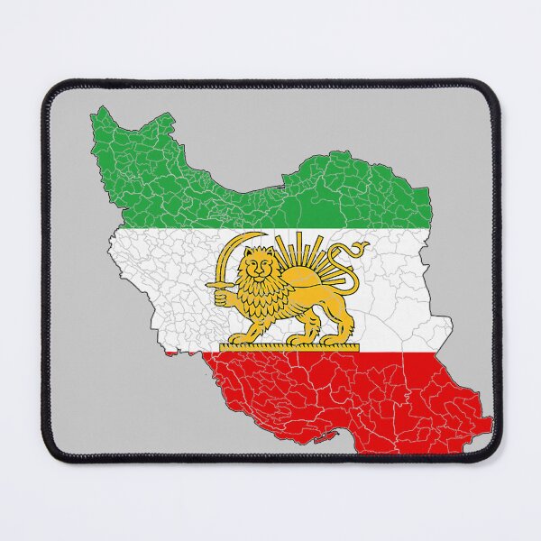 Item preview, Iran Flag Map Lion Sun Sword Free Iran support women of Iran designed and sold by KathieFaugh.