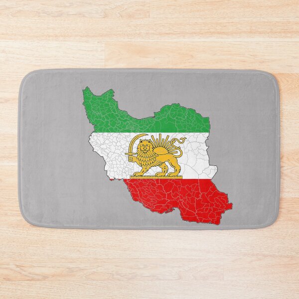 Item preview, Iran Flag Map Lion Sun Sword Free Iran support women of Iran designed and sold by KathieFaugh.