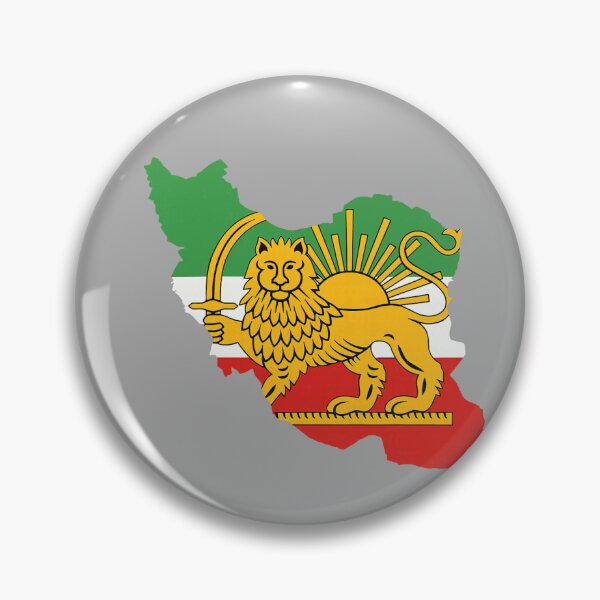 Item preview, Iran Flag Map Lion Sun Sword Free Iran support women of Iran designed and sold by KathieFaugh.