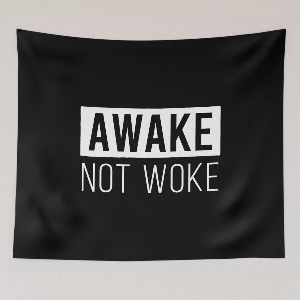 Item preview, Awake Not Woke - Free Speech Anti Censorship designed and sold by madeahezamrin.