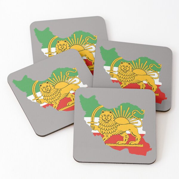 Item preview, Iran Flag Map Lion Sun Sword Free Iran support women of Iran designed and sold by KathieFaugh.