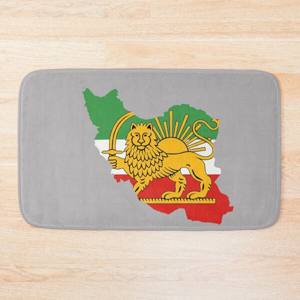 Item preview, Iran Flag Map Lion Sun Sword Free Iran support women of Iran designed and sold by KathieFaugh.