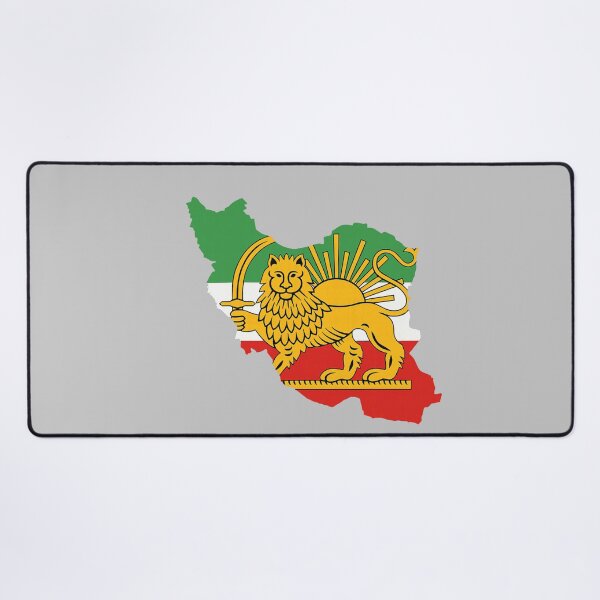 Item preview, Iran Flag Map Lion Sun Sword Free Iran support women of Iran designed and sold by KathieFaugh.