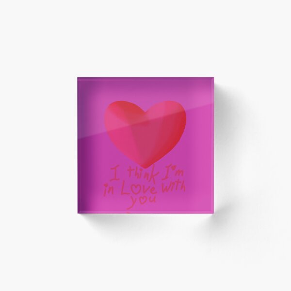Item preview, I think I'm in love with you love heart designed and sold by WildBerryWorks.