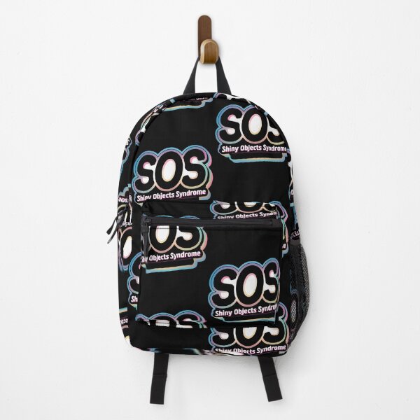 Item preview, SOS Shiny Object Syndrome Retro Neon designed and sold by fdxjkrsf44.