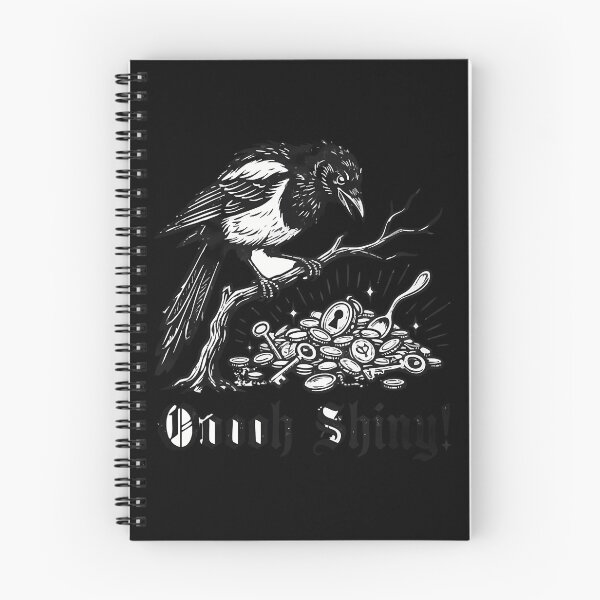 Item preview, Ooooh Shiny Magpie Crow Hoarding Gold designed and sold by fdxjkrsf44.