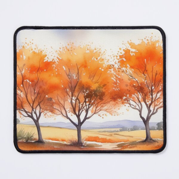 Item preview, Orange trees in autumn designed and sold by Kraftbaum.
