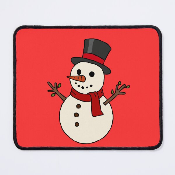 Item preview, Cute Smiling Snowman Winter Illustration designed and sold by PRFashions.