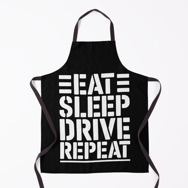 Item preview, Eat Sleep Drive Repeat Stencil Graphic designed and sold by SplashTastic.