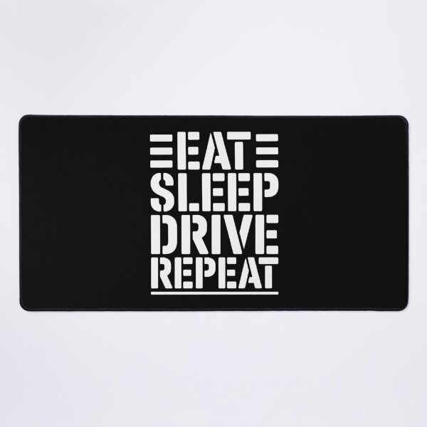 Item preview, Eat Sleep Drive Repeat Stencil Graphic designed and sold by SplashTastic.