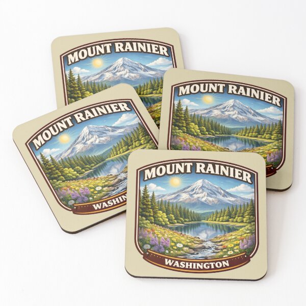 Item preview, Mount Rainier, Washington designed and sold by Myra365Art.
