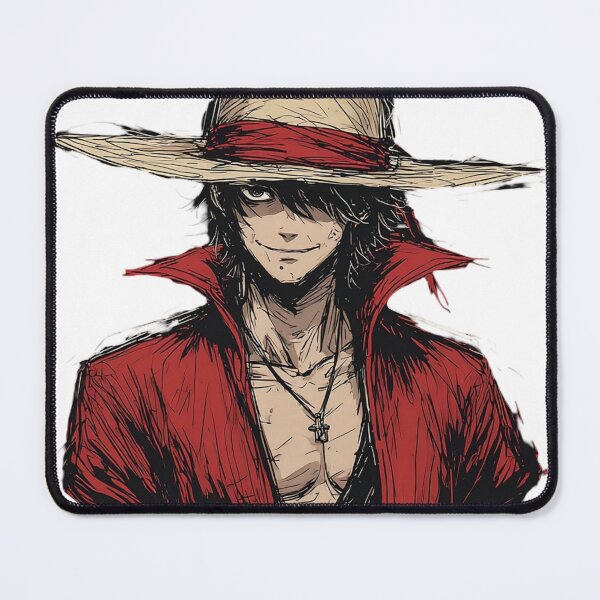 Item preview, Monkey D. Luffy | Straw Hat Pirate Minimal Sketch Art designed and sold by Creovault.
