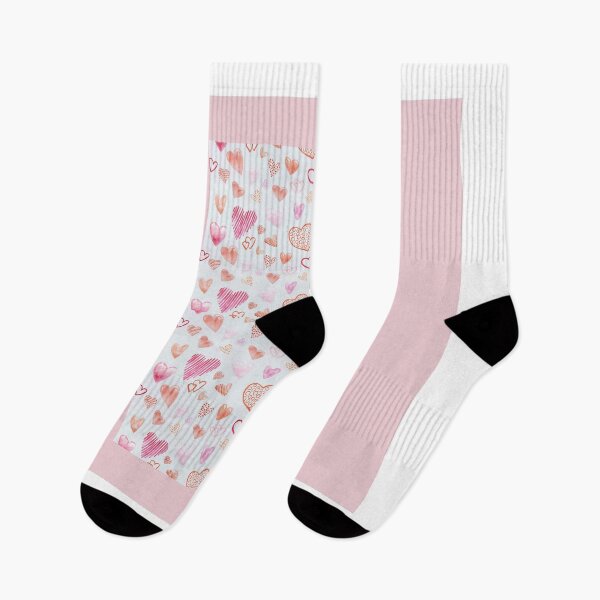 Item preview, Cute Heart Shapes Pattern – Love Aesthetic Print designed and sold by PRFashions.