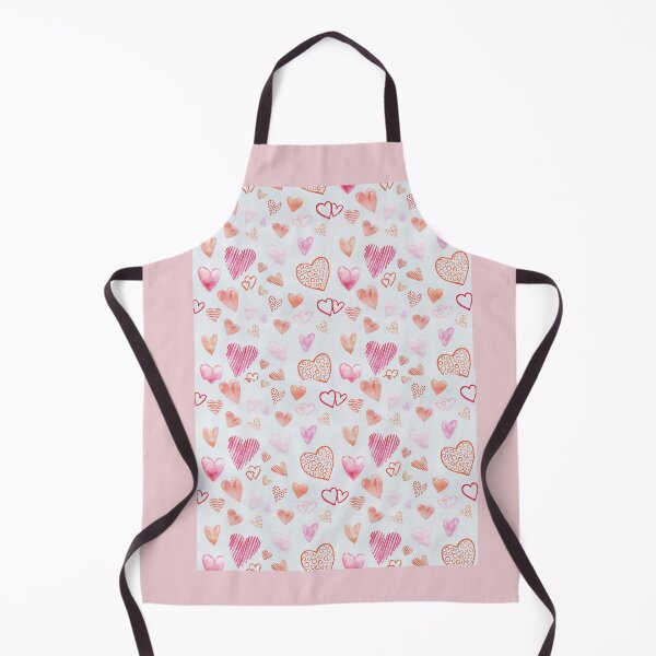 Item preview, Cute Heart Shapes Pattern – Love Aesthetic Print designed and sold by PRFashions.