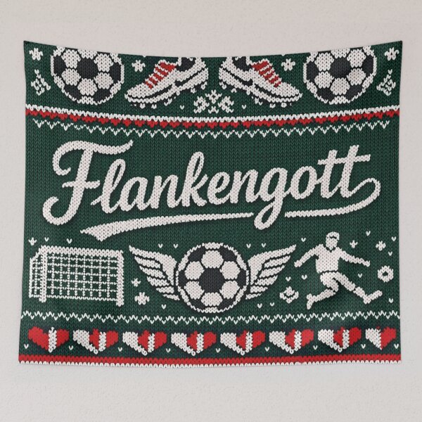 Item preview, Flankengott Football Knitwear Design for True Fans designed and sold by Mauswohn.