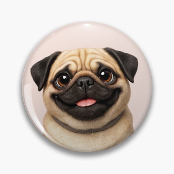 Item preview, Pug Life Calm Portrait — A Gentle Dog Mom Statement designed and sold by dogmomtees.