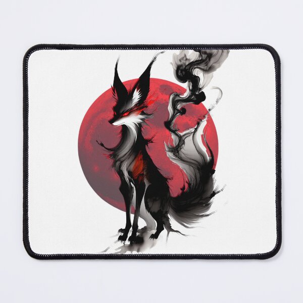 Item preview, The Red Moon and a Young Nine-Tailed Fox designed and sold by カイトラボ.