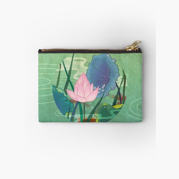 Item preview, Pristine Blooming Lotus on Soft Pale Viridian  designed and sold by QamarART Paintings.