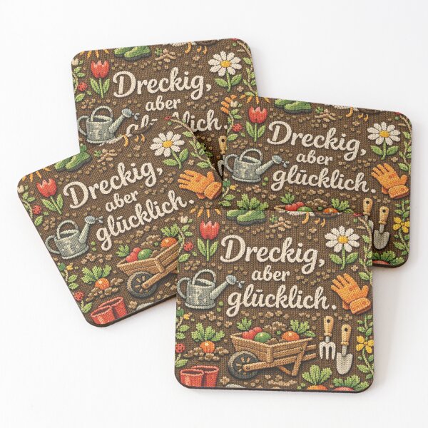 Item preview, Dirty but happy garden love in knitted design designed and sold by Mauswohn.