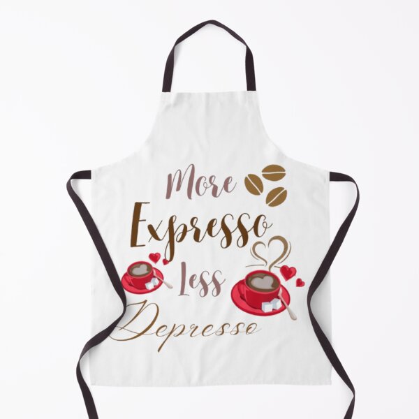 Item preview, More Espresso Less Depresso Sticker | Cute Coffee Lover Quote designed and sold by VibeStickerCo.