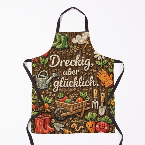 Item preview, Dirty but happy garden love in knitted design designed and sold by Mauswohn.