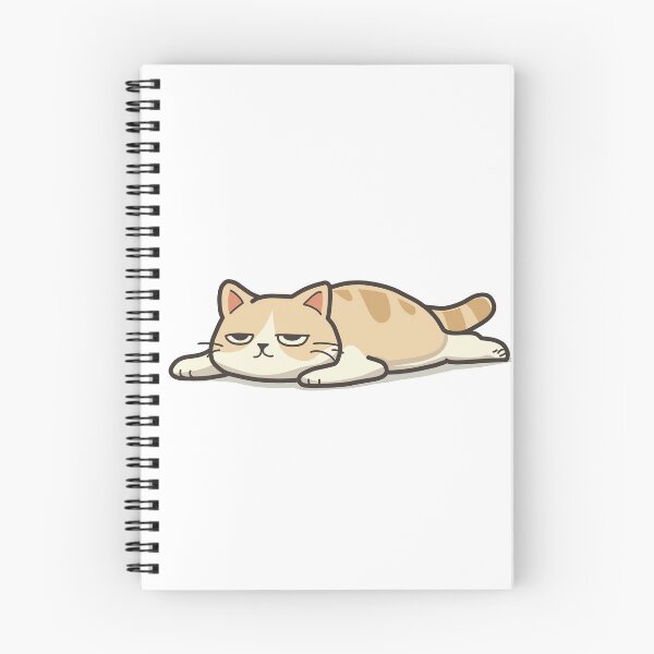 Item preview, Lazy Cat Illustration Minimalist Cute Cat Design designed and sold by owl-eyes.