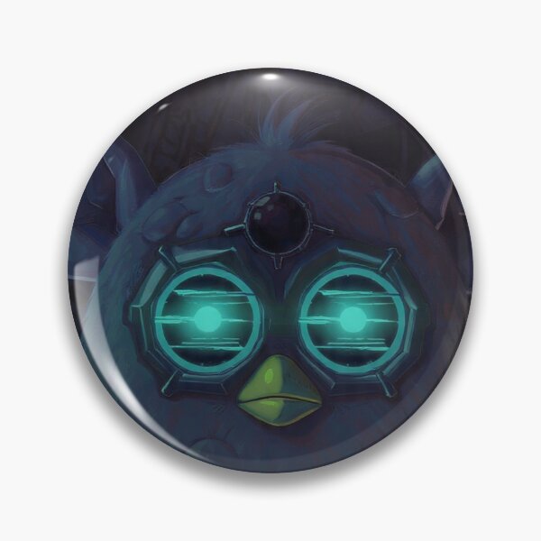 Item preview, Creepy Cute Cyber Goth Furby with LED Eyes designed and sold by ChinzorigBAY.
