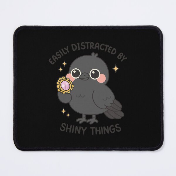 Item preview, Cute Crow Easily Distracted By Shiny Things designed and sold by hpdjvhvhrg31.