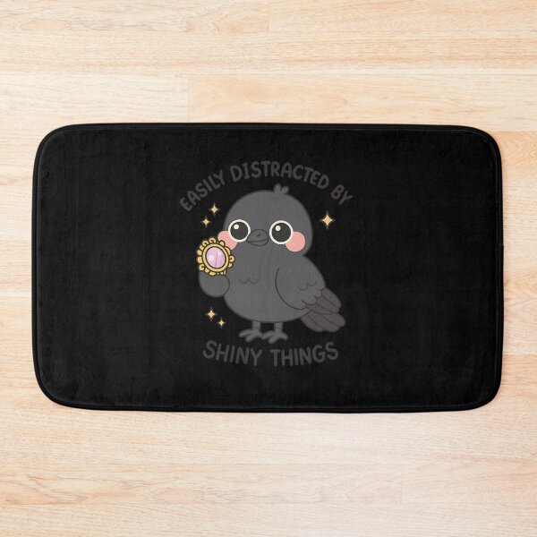 Item preview, Cute Crow Easily Distracted By Shiny Things designed and sold by hpdjvhvhrg31.