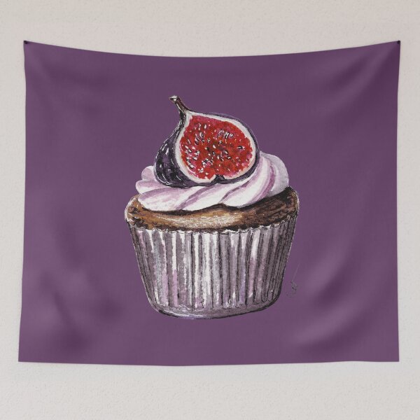 Item preview, Fig Cupcake designed and sold by CatandColours.