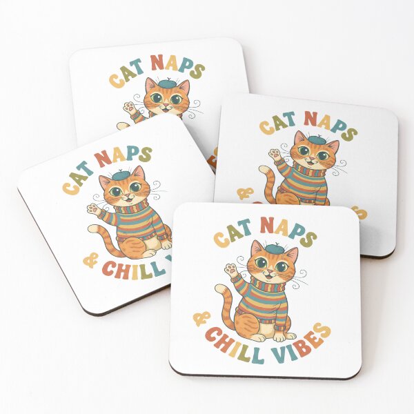 Item preview, Cat Naps & Chill Vibes designed and sold by Artquinox.