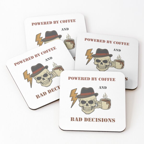 Item preview, powered by coffee and bad decisions designed and sold by Tipsy24.