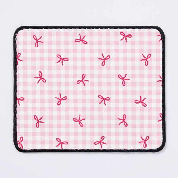 Item preview, Ditsy Red Bows Gingham Check designed and sold by kiyanochka.
