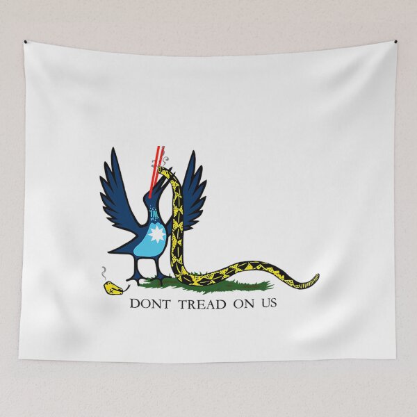Item preview, laser loon dont tread on us (clear background) designed and sold by ChristopherMos5.