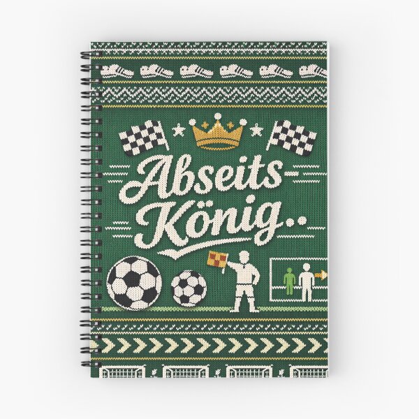 Item preview, Offside King Football Humor in Retro Knit Design designed and sold by Mauswohn.