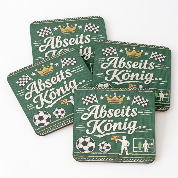 Item preview, Offside King Football Humor in Retro Knit Design designed and sold by Mauswohn.