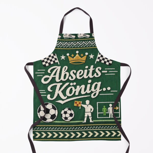 Item preview, Offside King Football Humor in Retro Knit Design designed and sold by Mauswohn.
