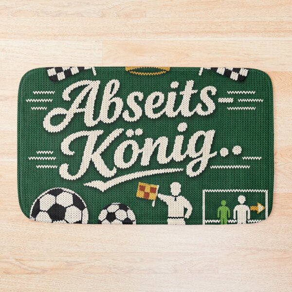 Item preview, Offside King Football Humor in Retro Knit Design designed and sold by Mauswohn.