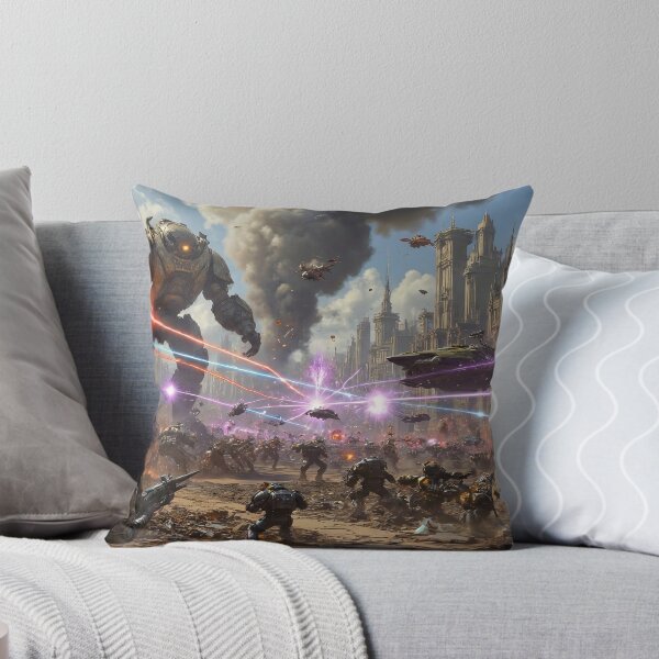 Item preview, Futuristic Robot War Zone - Mech Battle & Laser Chaos designed and sold by TheRichGallery.
