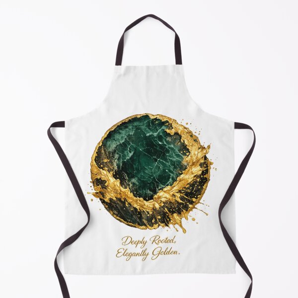 Item preview, Deeply Rooted Elegantly Golden Geode Art designed and sold by avinigav.